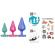 Romp - Luster Anal Training Kit S/M/L With Flower-Shaped Base