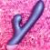 Romp - Pulse Rabbit Dual G-Spot Vibrator Electric Blue