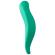Romp - Wave Vibrator Clitoral Stimulator Ergonomic Shape Aqua Green