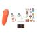Romp - Switch X Clitoral Stimulator 6 Levels Orange