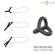 Intense - John Adjustable Triple Penis Ring Model 4