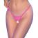 Chilirose - Cr 4856 Red Fishnet Micro Thong