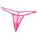 Chilirose - Cr 4856 Red Fishnet Micro Thong