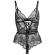 Livco Corsetti Fashion - Eclipse 2026 Musta Bodysuit Yksi Koko