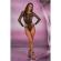 Livco Corsetti Fashion - Astan XG058 Musta Bodysuit Yksi Koko