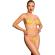 Chilirose - Cr 4898 Yellow Strass Bikini One Size