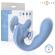 Intense - Gina Multifunction Clitoral Stimulator Blue