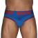 Macho - MCH005 Classic Slip Blue + Red XL