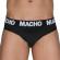 Macho - MCH007 Classic Slip Black + Black L