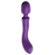 She.E.O - Double-Ended Vibrating Massager Wand Purple