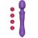 She.E.O - Double-Ended Vibrating Massager Wand Purple