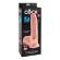King Cock Plus - Triple Density Realistinen Dildo Heiluvilla Kiveksillä 23 CM Flesh