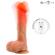 Mr Intense - Logan Vibraattori Dildo Silikoni Lämpötoiminnolla ja Kaukosäätimellä 20 CM -Ø- 4,1 CM