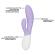 Lelo - Ina Twist Double Vibrator Rabbit For G-Spot and Clitoris Lavender