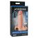 Fantasy X-Tensions - Vibrating Real Feel 5CM Penis Extension Sleeve Beige