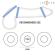 Intense - Wick Set of 3 Penis Rings Various Colors