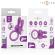 Intense - Hopps Vibrating Penis Ring With Clitoral Stimulation Purple