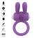 Intense - Hopps Vibrating Penis Ring With Clitoral Stimulation Purple