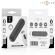 Intense - Judy Rechargeable Vibrating Bullet With Remote Control Black