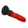 Power Monsters - Fire Dragon Fantasy Dildo With Suction Cup 24.5 CM Ø 5.8 CM Red & Black