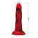 Power Monsters - Minotaur Fantasy Dildo With Suction Cup 21 CM Ø 5 CM Red & Black