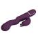 Pretty Love - Loursen Rabbit-vibraattori työntöliikkeellä ja 7 värinällä, USB-ladattava, violetti