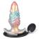 Power Monsters - Ebon Leviathan Tricolor Inflatable Fantasy Anal Plug 18 CM