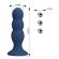 Mr Play - Anal Plug With Metal Balls and Suction Cup Blue