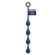 Mr Play - Blue Silicone Anal Beads Size M 33 CM