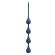 Mr Play - Blue Silicone Anal Beads Size L 42.6 CM