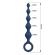Mr Play - Blue Silicone Anal Beads & Anal Plug 20.4 CM