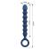 Mr Play - Blue Silicone Anal Beads & Anal Plug -Ø- 3,4 CM - 28.5 CM