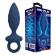 Mr Play - Textured Anal Plug With Ring Blue L