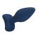 Mr Play - Tapered Silicone Anal Plug Blue L