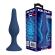Mr Play - Slim Silicone Anal Plug Blue L