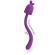 Pretty Love - Cute Bunny Flirting Stick Joustava Vibraattori USB Ladattava Violetti