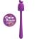 Pretty Love - Cute Bunny Flirting Stick Flexible Vibrator Usb Rechargeable Purple