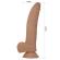 Pretty Love - Ellcument Realistinen Joustava Dildo 18 CM Ø 4.5 CM TPE Luonnollinen