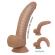 Pretty Love - Ellcument Realistinen Joustava Dildo 18 CM Ø 4.5 CM TPE Luonnollinen