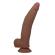 Pretty Love - Cuthbert Realistinen Joustava Dildo 20 CM Ø 5 CM TPE Ruskea