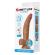 Pretty Love - Cuthbert Realistinen Joustava Dildo 20 CM Ø 5 CM TPE Ruskea