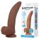 Pretty Love - Cuthbert Realistinen Joustava Dildo 20 CM Ø 5 CM TPE Ruskea