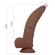 Pretty Love - Cuthbert Realistinen Joustava Dildo 20 CM Ø 5 CM TPE Ruskea