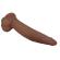 Pretty Love - Cuthbert Realistinen Joustava Dildo 20 CM Ø 5 CM TPE Ruskea