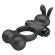 Pretty Love - Vibrating Penis Ring With Bunny Stimulator 10 Functions Black
