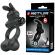 Pretty Love - Vibrating Penis Ring With Bunny Stimulator 10 Functions Black
