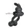 Pretty Love - Vibrating Penis Ring With Bunny Stimulator 10 Functions Black