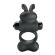 Pretty Love - Vibrating Penis Ring With Bunny Stimulator 10 Functions Black