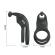 Pretty Love - Goodwin Rechargeable Double Vibrating Cock Ring Black