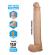 Pretty Love - Pat Joustava Realistinen Dildo Imukupilla, Iho 40 CM -Ø- 6 CM